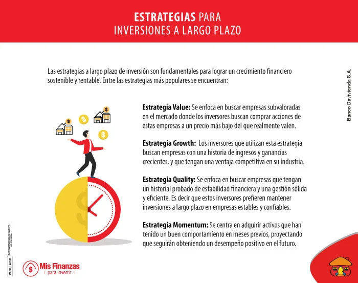 Invierta su dinero a largo plazo con estas estrategias.